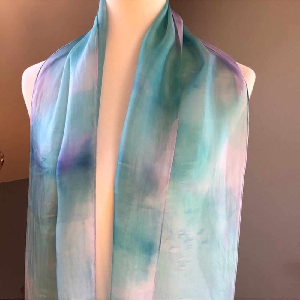 Authentic Vintage Annalisa  silk scarf - Picture 11 of 12